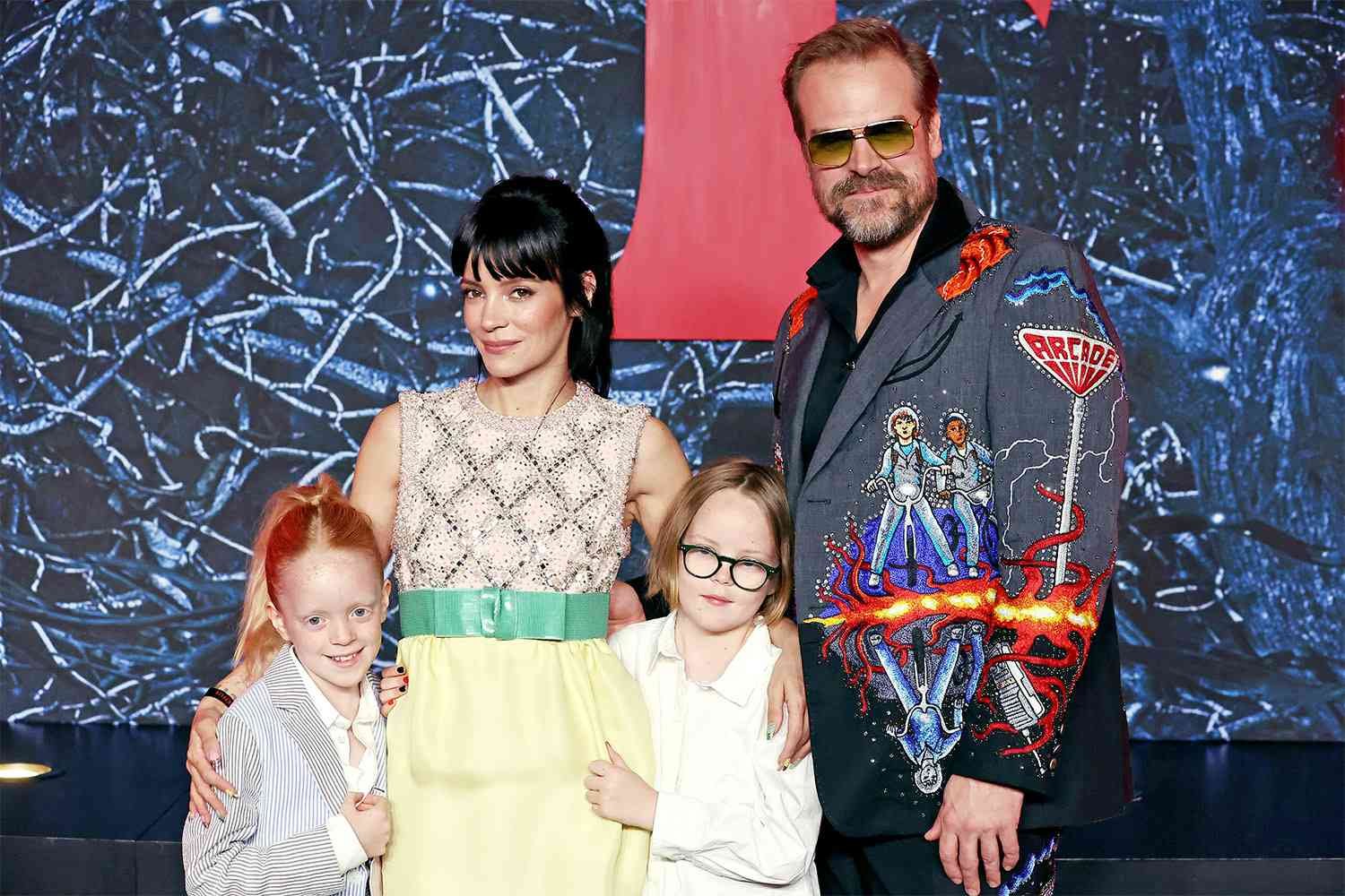 David Harbour and Lily Allen
